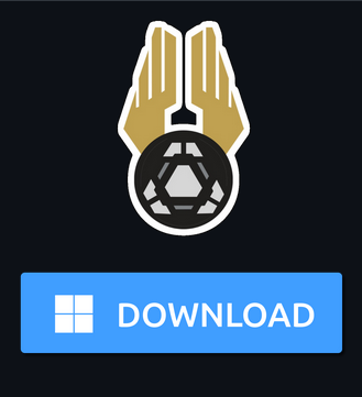 The Windows download button on FlightCore's GitHub page