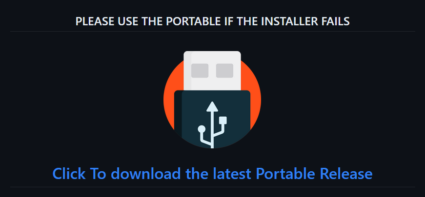 VTOL portable download (on GitHub, doesn't automatically update